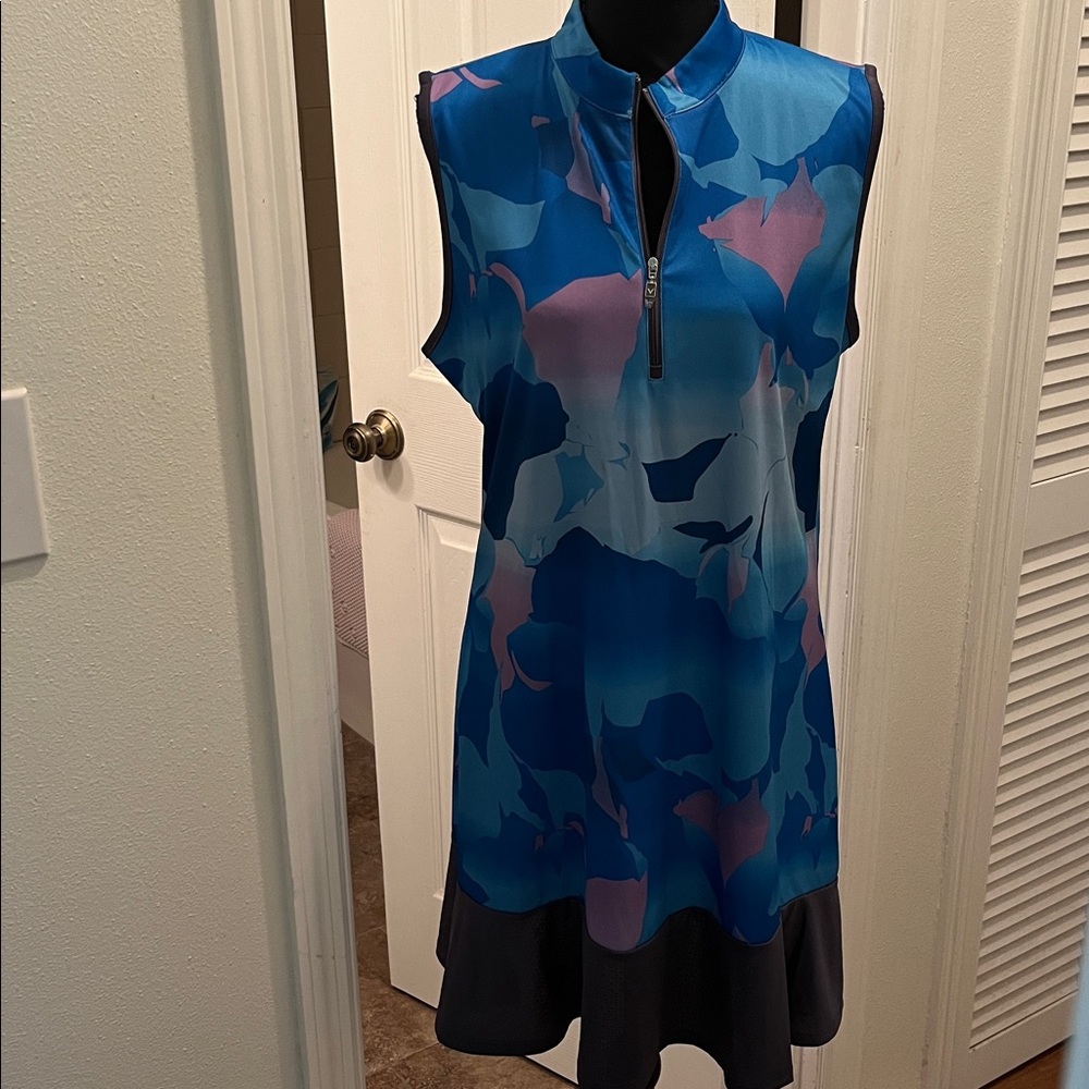 Callaway Opti-Dri Blue Sea Star Dress - Picture 2 of 7